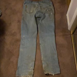 cinch jeans dirt stained